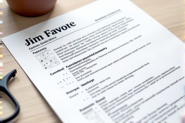 CV Format for Job Applications in India